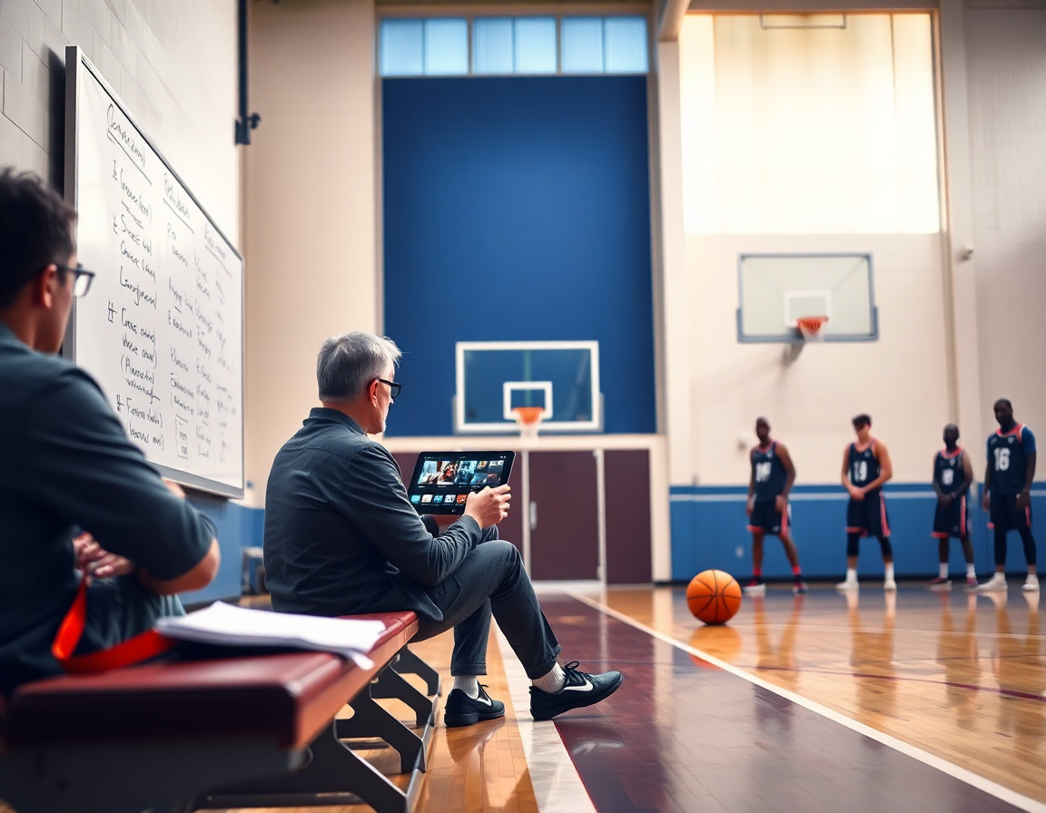 Aerial view of basketball defense drills by yourself planning a solo workflow.