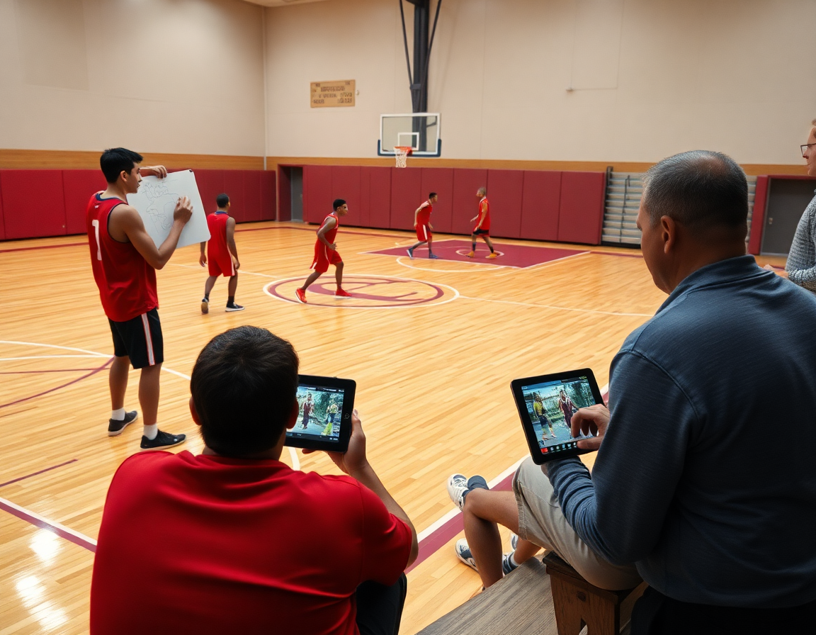 Coaches integrate basketball drills app with video clips to boost basketball development during drills.