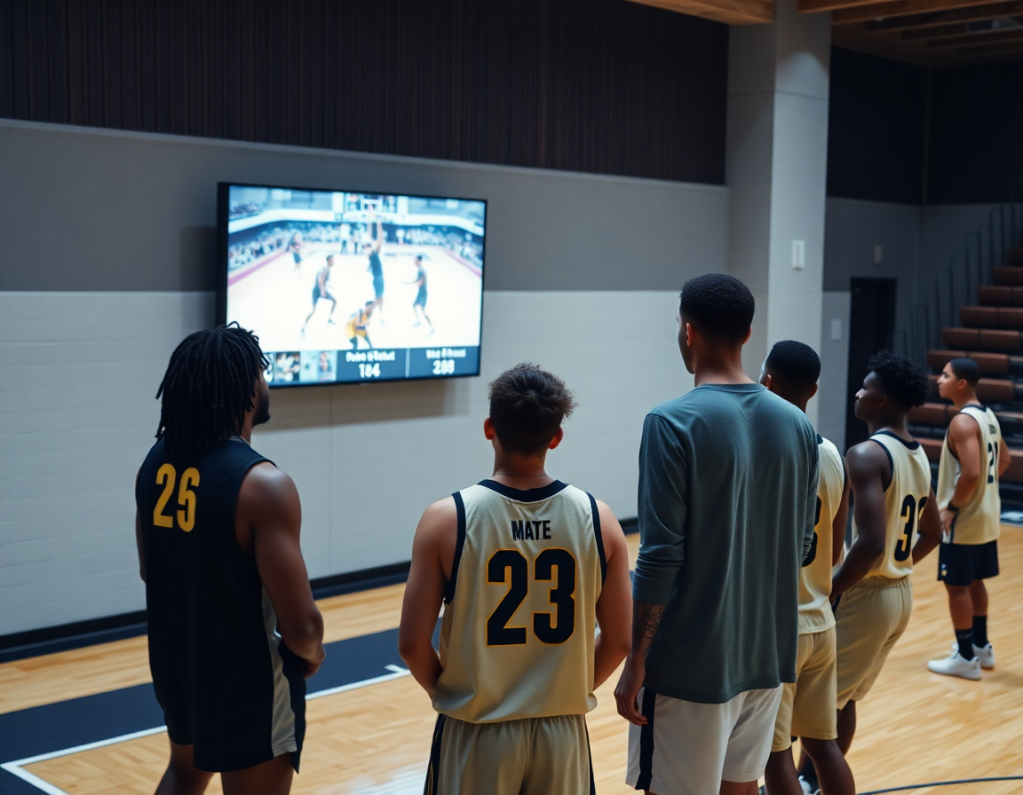 Basketball video clips and playlists reinforce learning with a college basketball playbook pdf nearby.