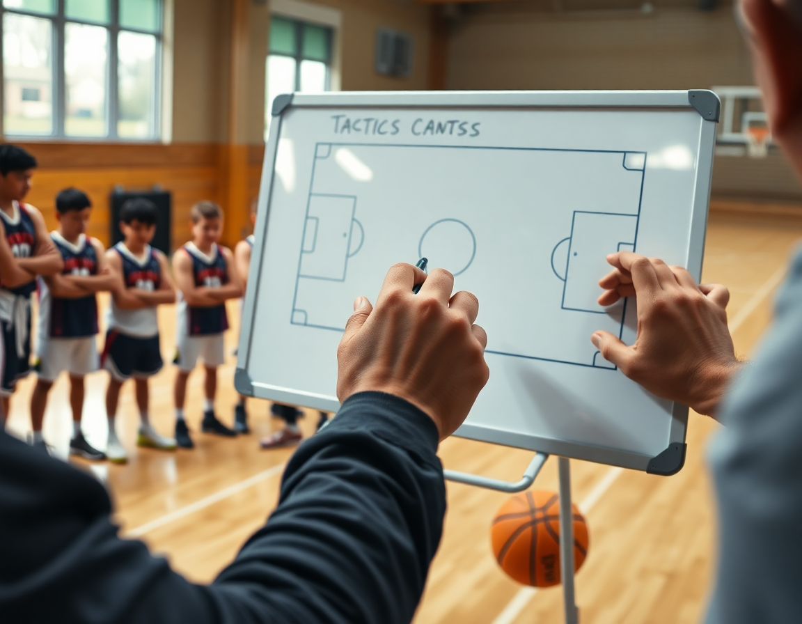 Planificación semanal de baloncesto junior real madrid barcelona en la cancha de baloncesto.