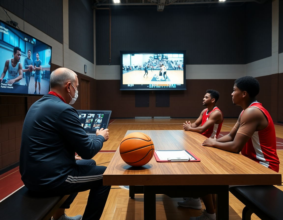Studio de baloncesto pivot alero y base: editando clips para pivotes y perímetro.