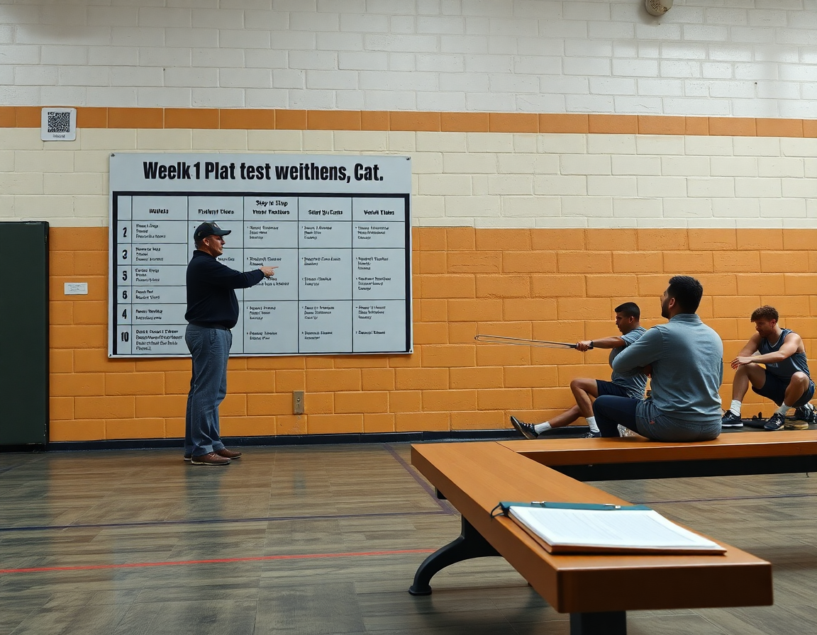Flujo de trabajo práctico para baloncesto femenino en una semana de entrenamiento.