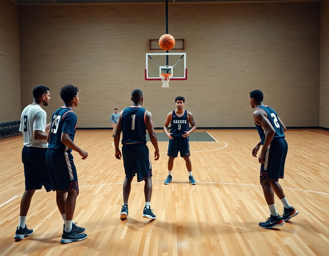 tactique basket attaque sur zone: vue rapprochée sur les mains et les passes lors d'un exercice.