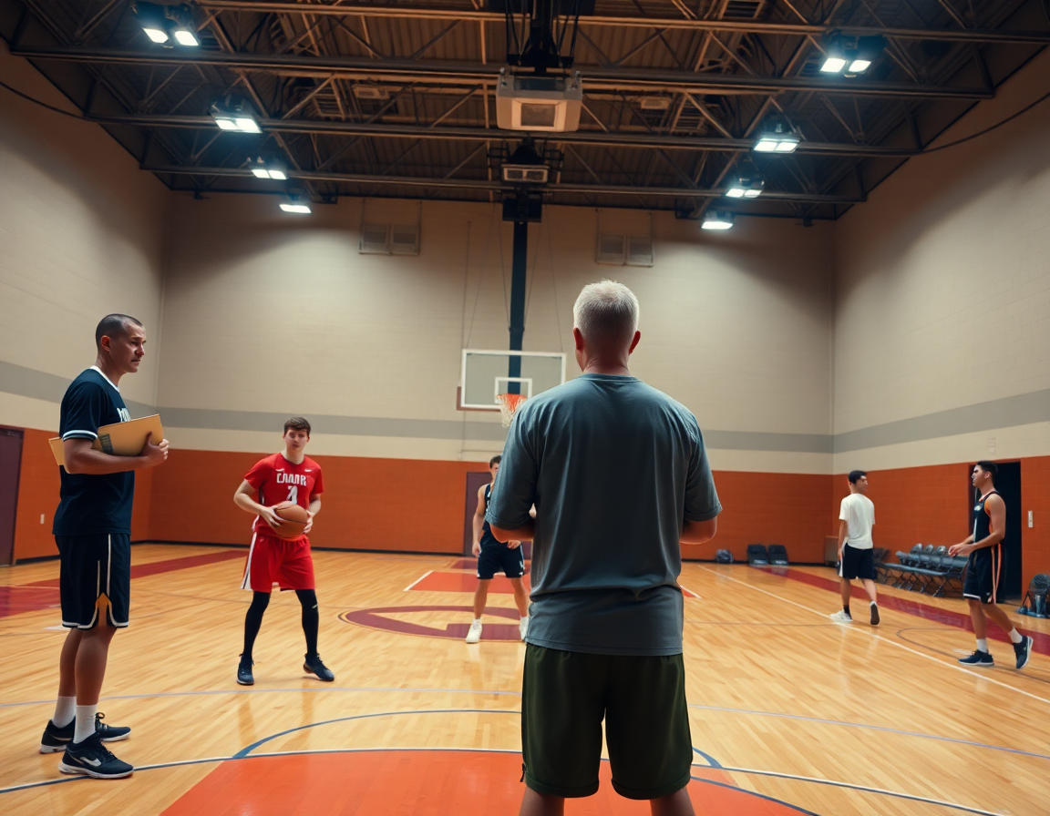 Plan serré sur le geste d'un ecran basket u15 et le regard des joueurs en action.