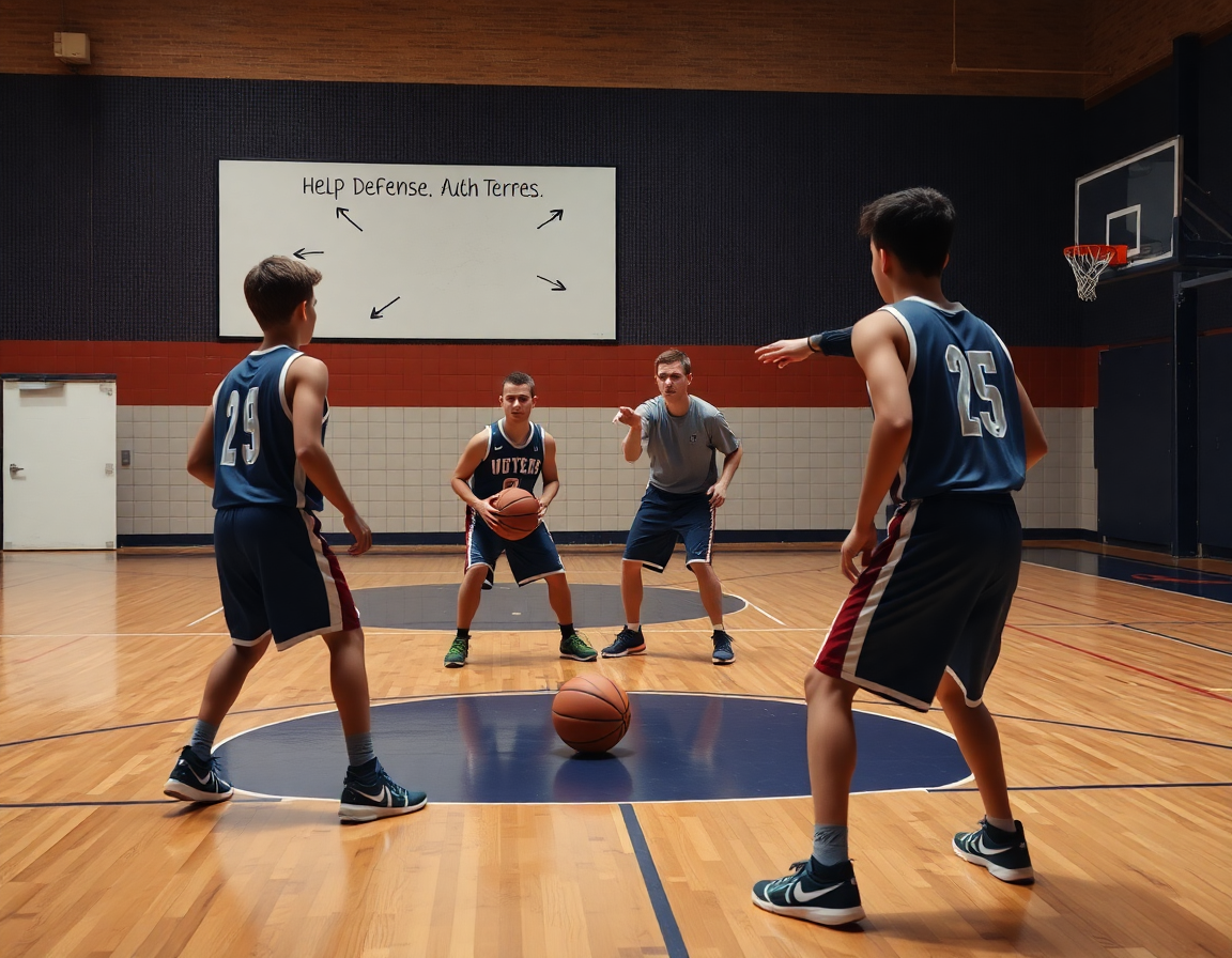 Gros plan sur l'entraînement basket u11 défense: mains, pieds et ballon en vitesse.