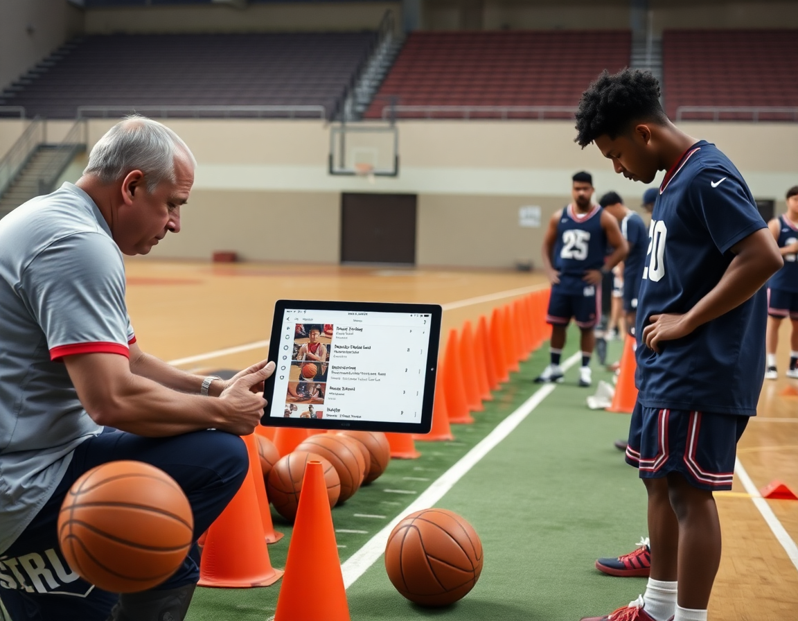 entraineur basket france organise les ressources et les playlists basketball, optimisant le travail d’équipe.