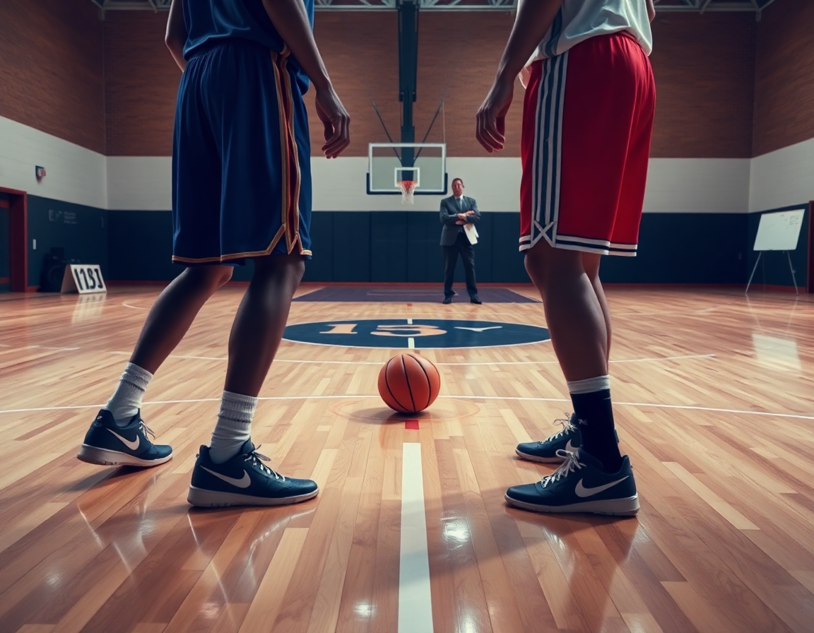exercice basket u13 défense: gros plan sur les mains et le déplacement défensif d’un joueur.