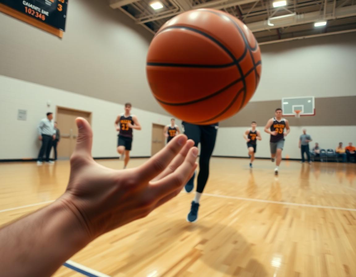 Plan visuel d exercice shoot basket u18 pour la semaine, coach et joueurs en action.