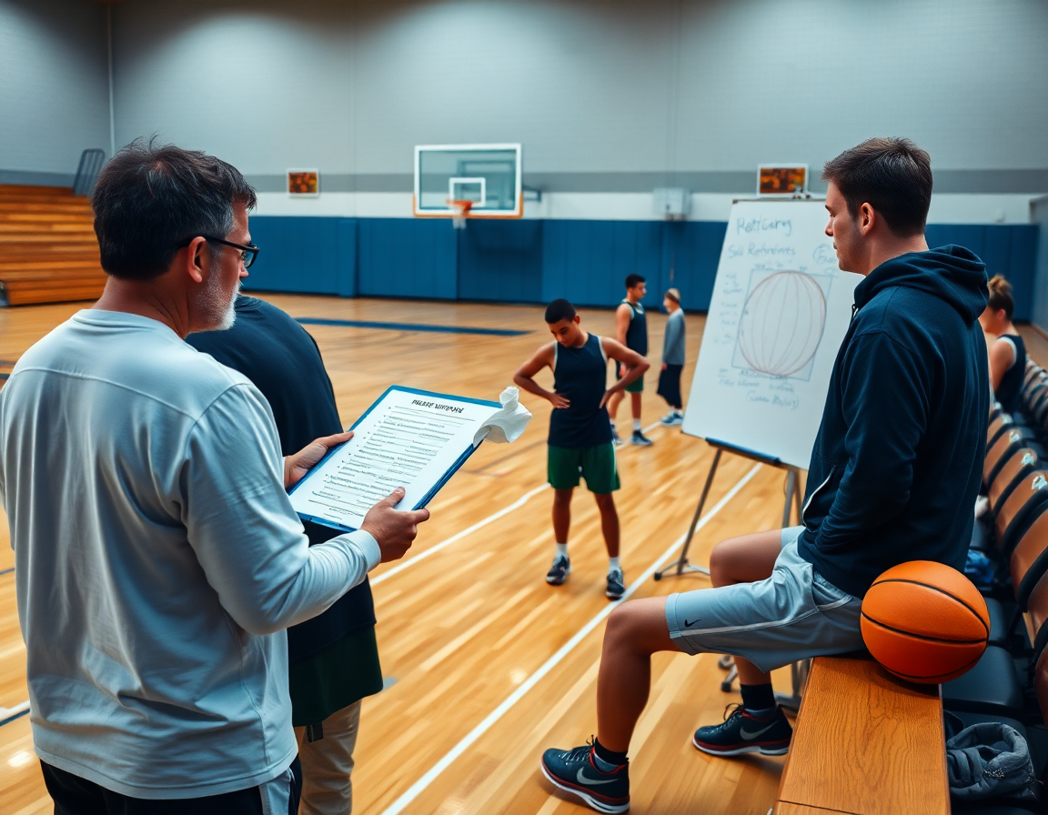 Gestion du personnel et du temps de jeu pour le match preparation basket france homme.