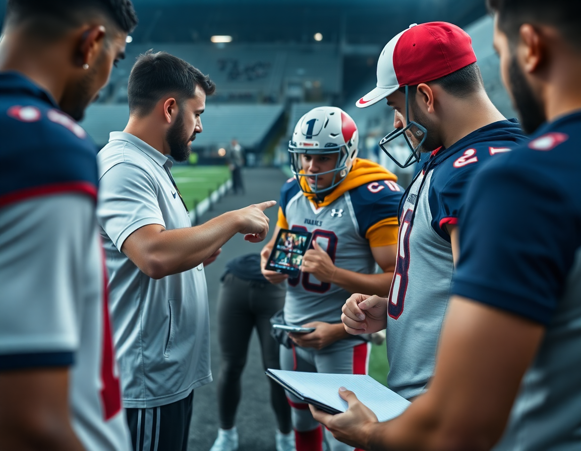 Plan serré sur une tablette montrant des clips et le playbook basketball pour l'apprentissage.