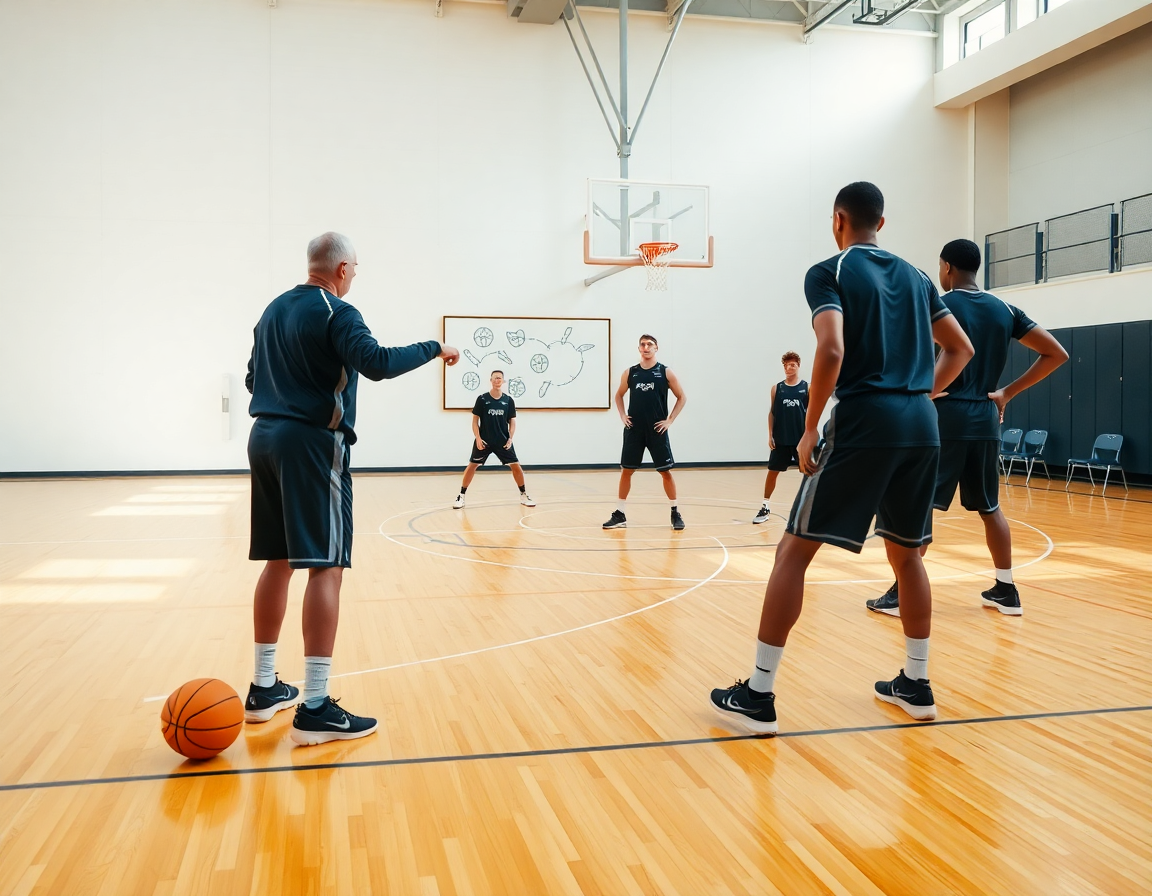 Allenamento difesa individuale basket: posizioni piedi sul parquet.