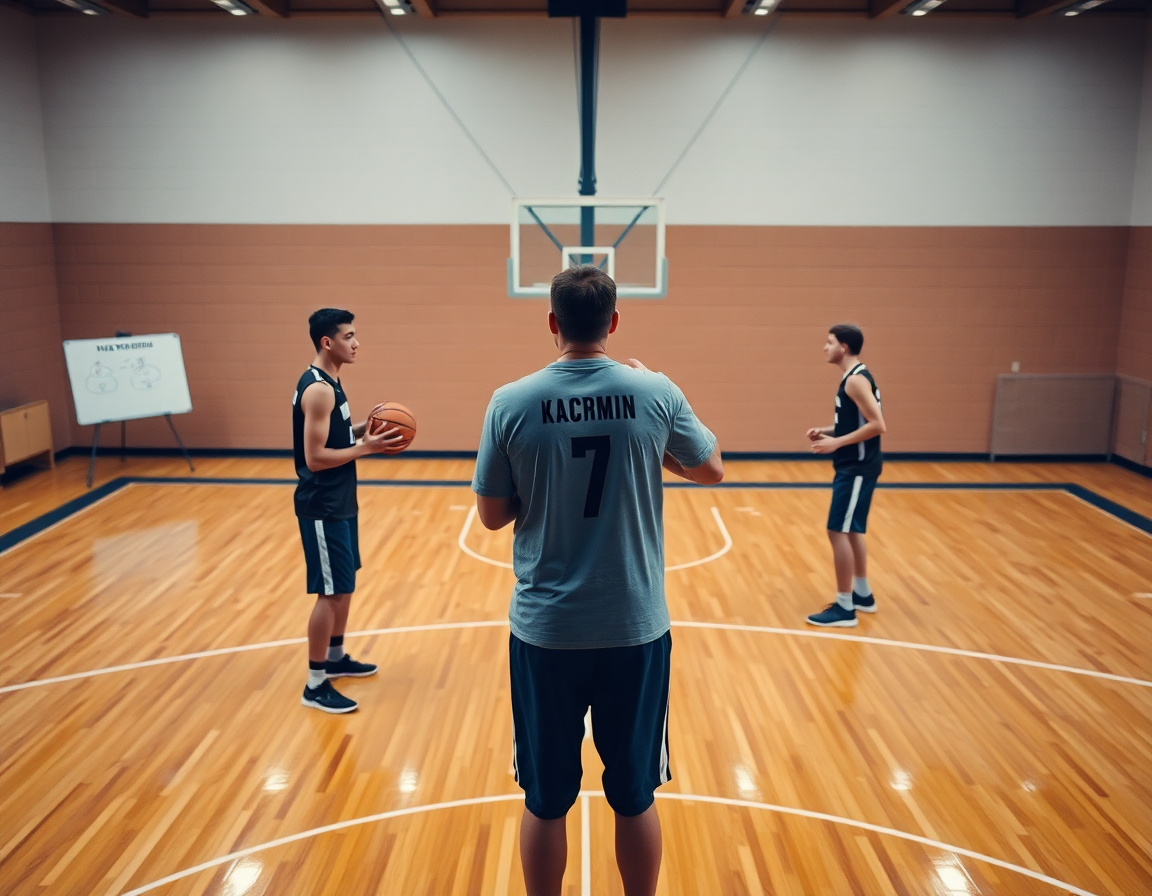 Primo piano su mani che passano pallone da basket durante esercizi minibasket 5 6 anni cremonini.