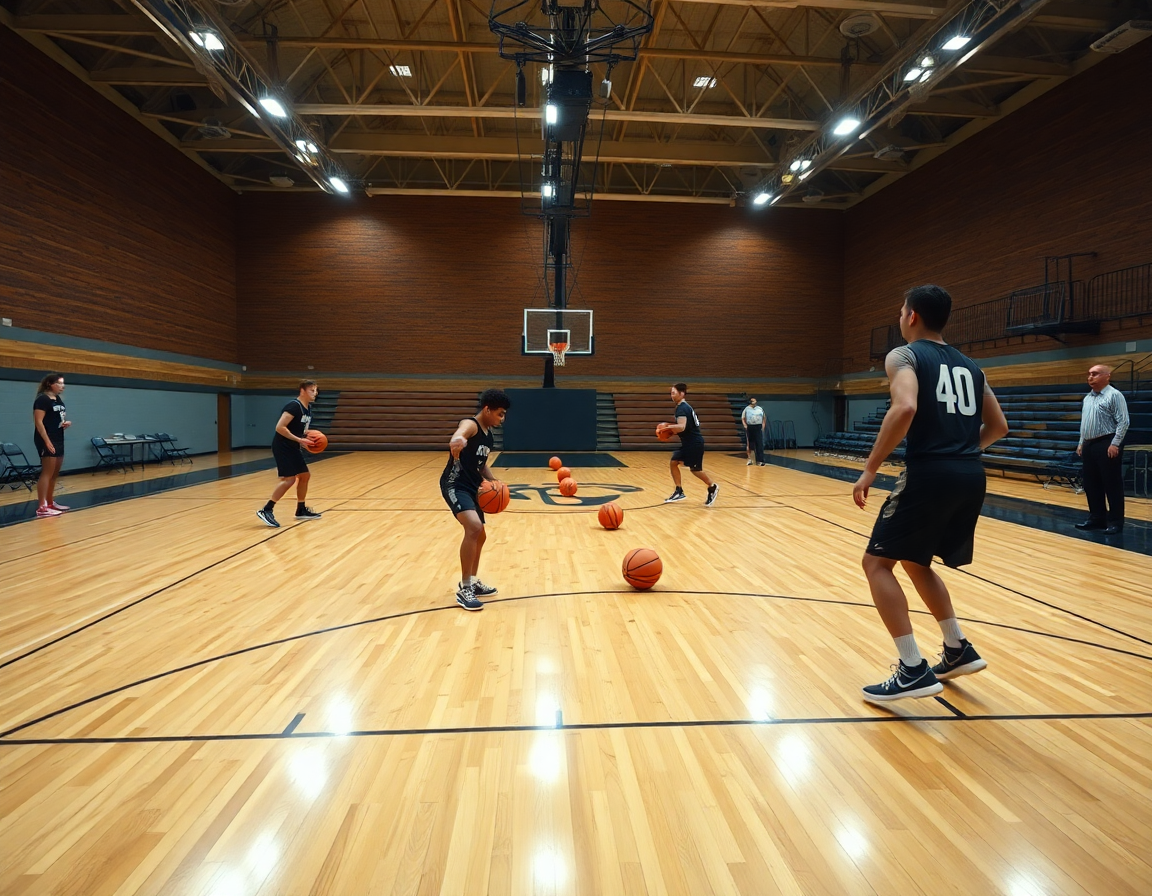 Esempi di drill con strumenti semplici per palleggio esordienti basket durante allenamento.
